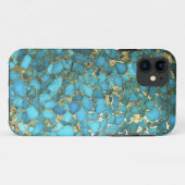 Türkis-Muster-Telefon-Abdeckung Case-Mate iPhone Hülle (Rückseite (Horizontal))