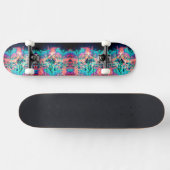 Türkis Neon Melt Skateboard (Horizontal)