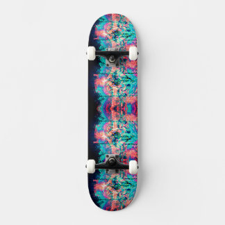 Türkis Neon Melt Skateboard