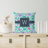 Türkis | Niedlich farbiges Dinosaurier-Muster Kid Kissen