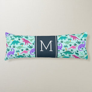 Türkis Niedlich farbiges Dinosaurier-Muster Kid Seitenschläferkissen