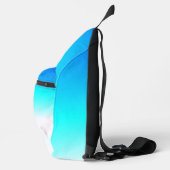 Türkis Ombre Crossbody Bag (Rechts)