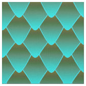 Türkis Ombre Dragon Scales Stoff (Nahaufnahme)