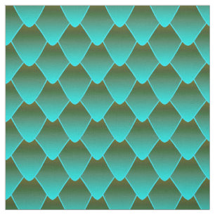 Türkis Ombre Dragon Scales Stoff