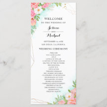 Türkis Ombre Floral Bouquet Pink Rose Wedding