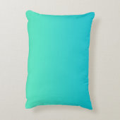 "Türkis Ombre" Zierkissen (Rückseite(Vertikal))