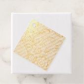 Türkis Paisley Floral Pattern Geschenkanhänger (Mit Box)