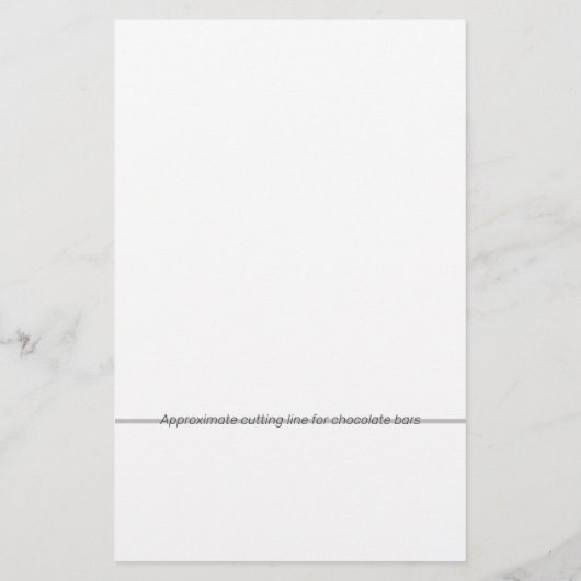 Türkis Pink Hibiskus Hochzeit Candy Bar Wrapper (Rückseite)