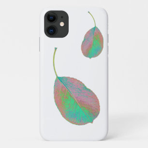 Türkis Pink Pear Tree Leaf iPhone 11 Fall Case-Mate iPhone Hülle