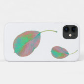 Türkis Pink Pear Tree Leaf iPhone 11 Fall Case-Mate iPhone Hülle (Rückseite (Horizontal))