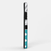 Türkis Polka Dot Fade Zebra Print iPhone 5 Fall Case-Mate iPhone Hülle (Hinten/Rechts)