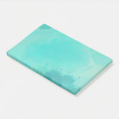 Türkis Post-it Klebezettel (angewinkelt)