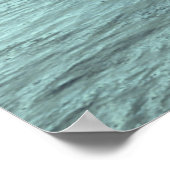 Türkis Poster (Ecke)