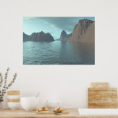 Türkis Poster (Küche)