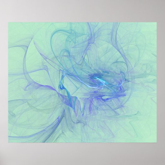 Türkis Poster (Vorne)