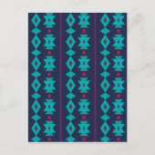 Türkis Postkarte (Vorderseite)