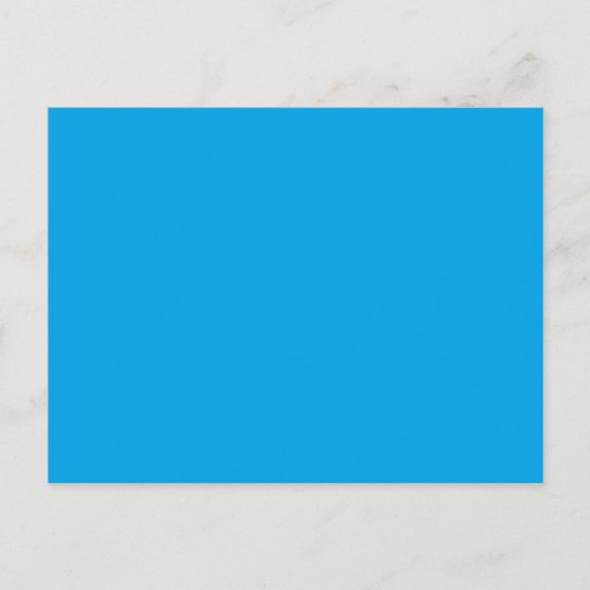Türkis Postkarte (Vorderseite)