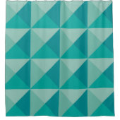 Türkis Pyramids Duschvorhang (Vorderseite)