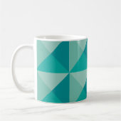 Türkis Pyramids Kaffeetasse (Links)