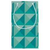 Türkis Pyramids Kleine Geschenktüte (Rückseite)