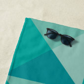 Türkis Pyramids Strandtuch (Beispiel)