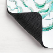 Türkis-Quallen nautisch/Strand-Mausunterlage Mousepad (Ecke)
