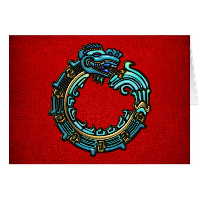 Türkis Quetzalcoatl (Vorderseite (Horizontal))