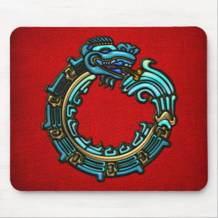Türkis Quetzalcoatl Mousepad