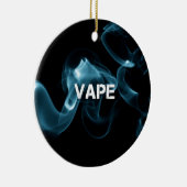Türkis-Rauch Vape an Keramik Ornament (Rechts)
