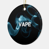 Türkis-Rauch Vape an Keramik Ornament (Links)