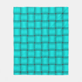 Türkis Ribbon Fleece Blanket (Vorderseite)