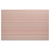 Türkis, Rot und Beige farbige Linien Stoff (Fat Quarter (45,7 x 55,9 cm))