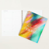 Türkis, rot und gelb planer (Anzeige)