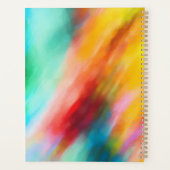 Türkis, rot und gelb planer (Rückseite)