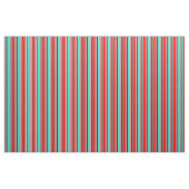 Türkis, Rot, Weiß und Schwarz Stoff (Fat Quarter (45,7 x 55,9 cm))