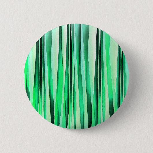 Türkis-Ruhe-Stripy Muster Button (Vorderseite)