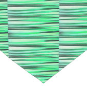 Türkis-Ruhe-Stripy Muster Kurzer Tischläufer (Ecke)