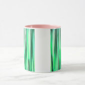 Türkis-Ruhe-Stripy Muster Tasse (Zentrum)