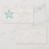 Türkis Rustikale Platzkarten Hochzeiten (Vorne/Hinten)