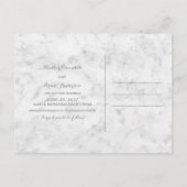 Türkis Rustikaler Anker Save the Date Postkarte (Rückseite)