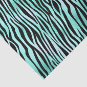 Türkis Safari Serie Design 15 Seidenpapier (Detail)