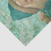 Türkis Santa Seidenpapier (Ausschnitt)