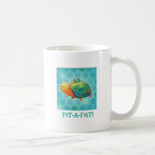 Türkis-Schildkröte-Tasse (rechter Griff) Kaffeetasse