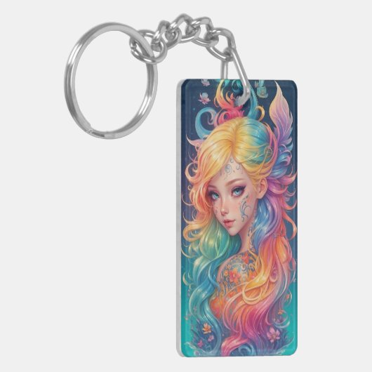 Türkis Schlüsselanhänger (Vorderseite links)