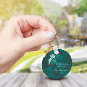 Türkis-Schmetterling-Schlüsselanhänger Schlüsselanhänger