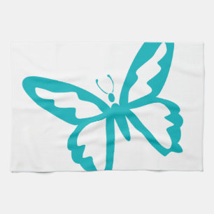 Türkis-Schmetterlingsfliege, Raupe, Muster, Insek Geschirrtuch