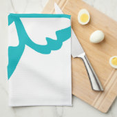 Türkis-Schmetterlingsfliege, Raupe, Muster, Insekt Geschirrtuch (Viertel Falte)