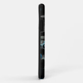 Türkis-schwarz als Steine-Monogramm-Telefongehäuse Case-Mate iPhone Hülle (Hinten/Rechts)