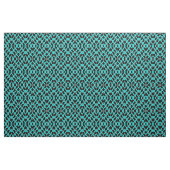 Türkis, Schwarz und Grau geometrisch Stoff (Yard (91,4 cm))