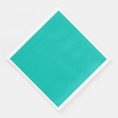 Türkis Serviette (Ecke)